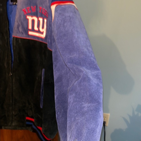 Vintage NFL New York Giants Black and Blue Varsity Jacket Size XL Men’s - Picture 4 of 9
